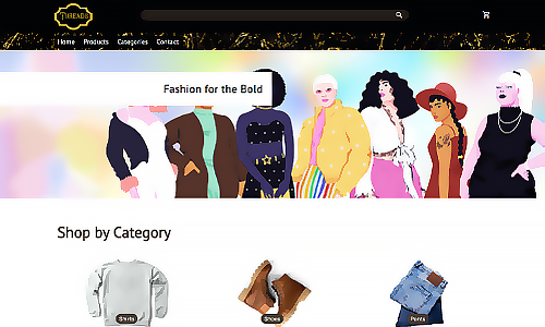 An image button to Trends Fashion website